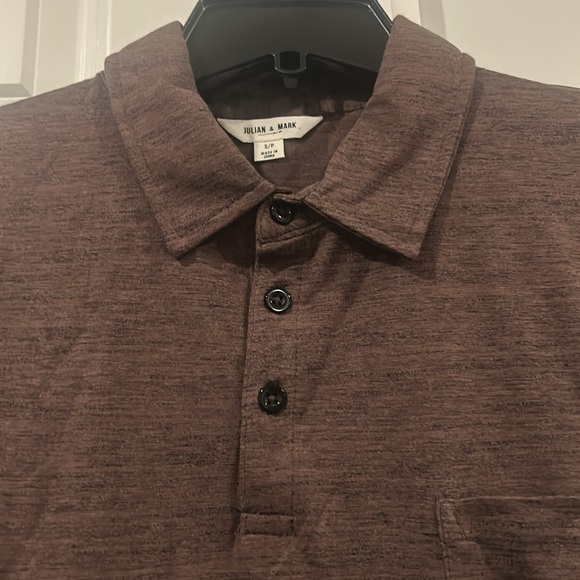 Julian & Mark Men’s Brown Polo Shirt NWOT - Picture 2 of 5